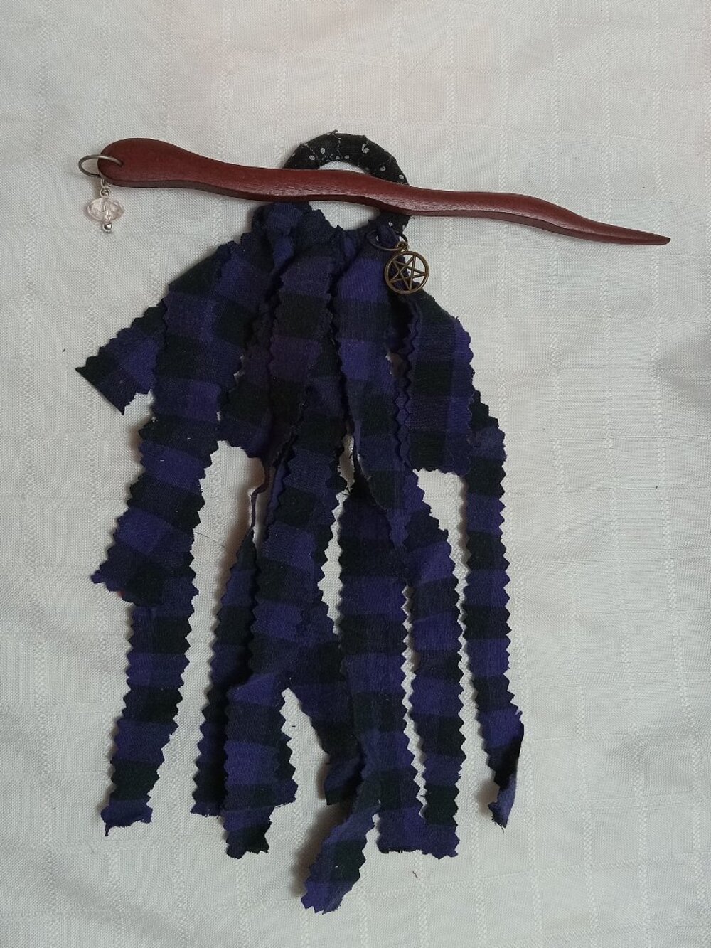 Round dreads or hair wrap/boho bun extension/Hair clip/Hair atebas & pic